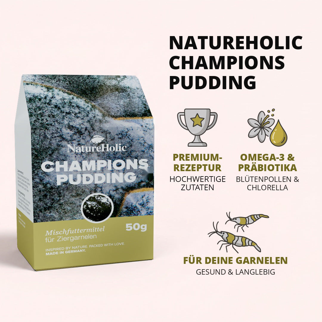 NatureHolic - Champions Pudding Garnelenfutter - 50ml