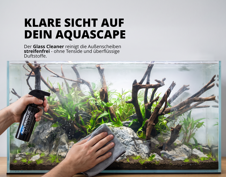 NatureHolic Glasreiniger für Aquarien - CleanLine - 250ml