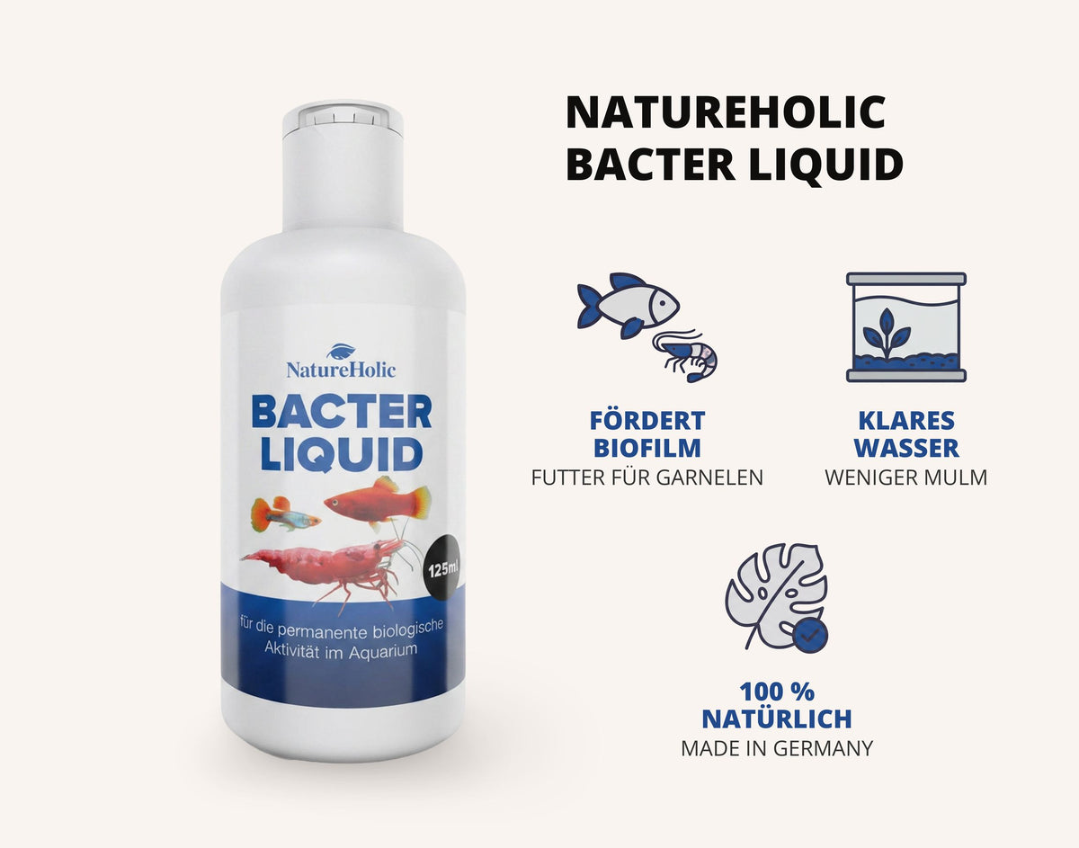NatureHolic - Bacter Liquid - 125ml - Filterstarterbakterien