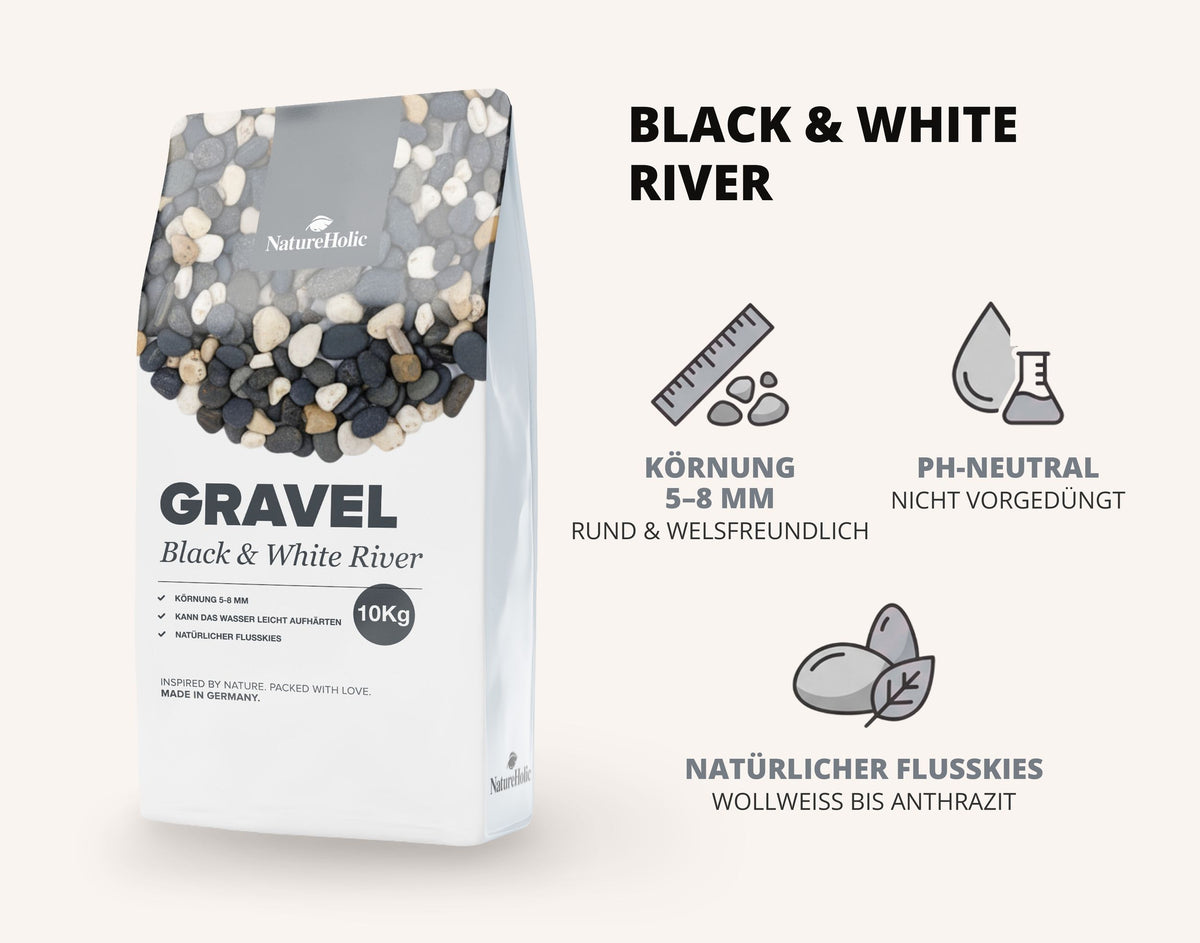 NatureHolic Naturkies Aragvi Black & White River Naturkies