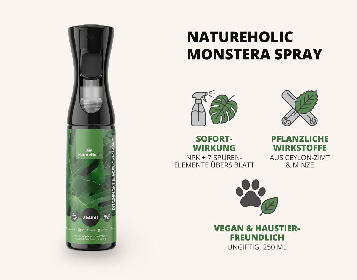 NatureHolic Monstera Spray - Blattspray Dünger