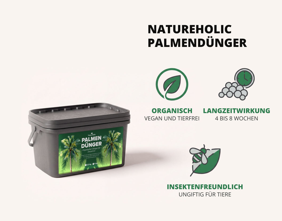NatureHolic - Palmendünger - Pellet Volldünger für Grünpflanzen
