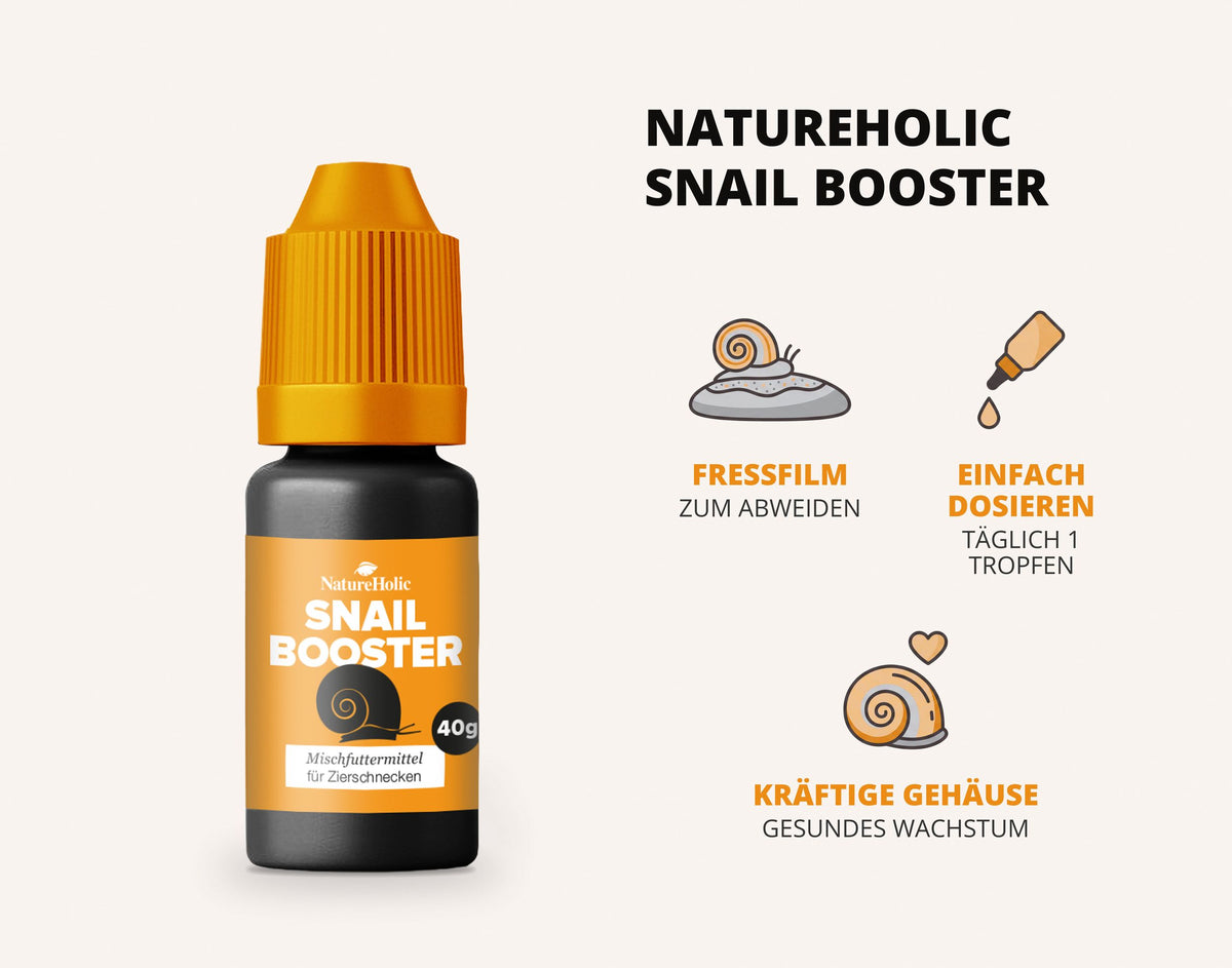 NatureHolic Snail BOOSTER - Schneckendünger - 30 ml
