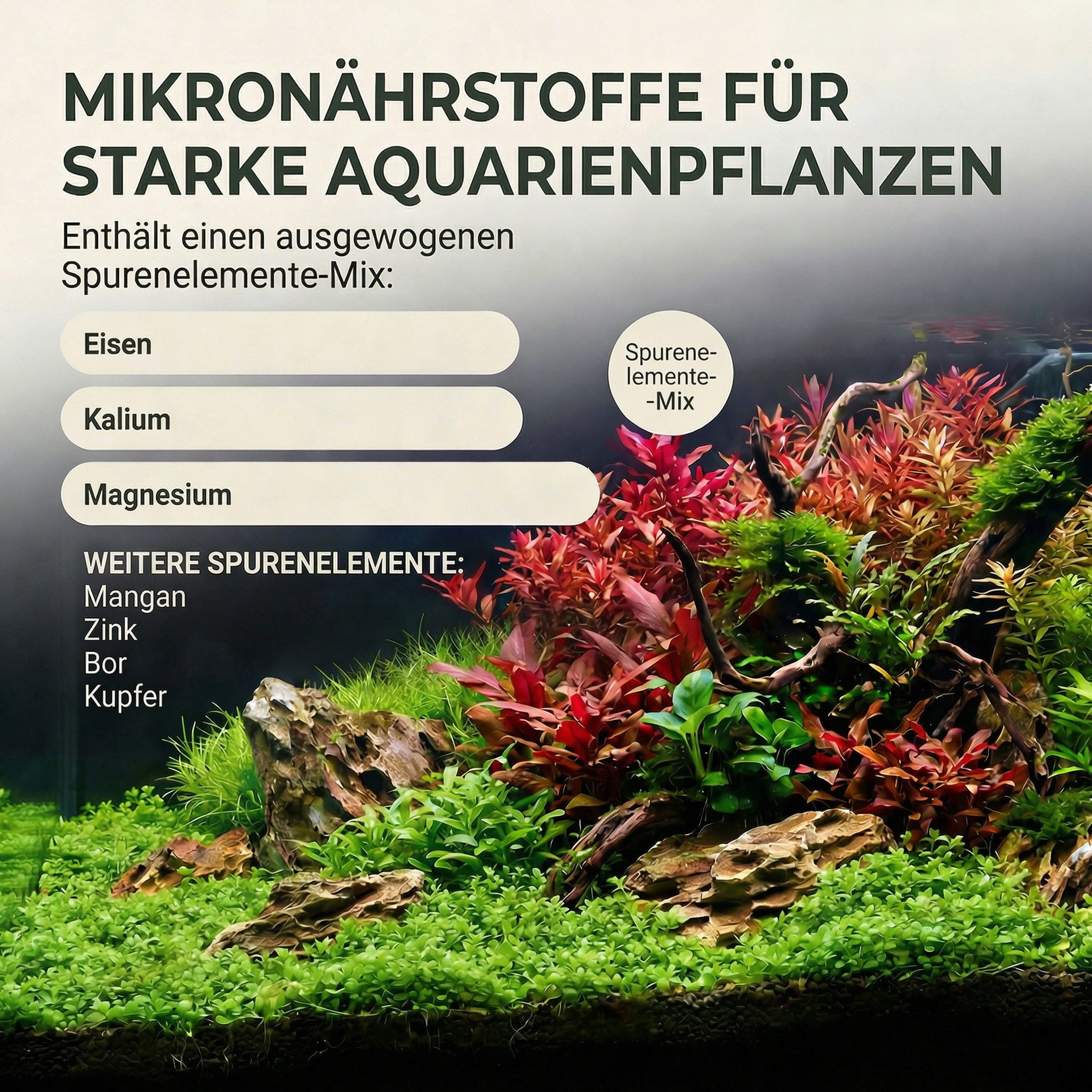 NatureHolic Eisendünger - flüssiger Eisen Aquariumdünger - Eisenboost!