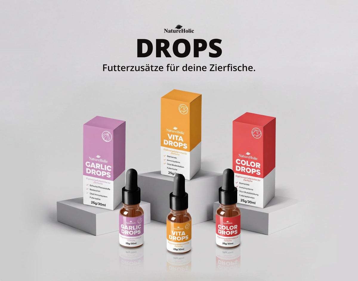 NatureHolic Garlic Drops – 500 Tropfen Knoblauch-Futterzusatz mit innovativer Gelformel für Vitalität & Immunsystem