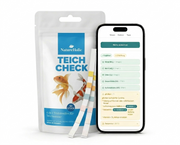 NatureHolic Teich Check 6-in-1 Wassertest - Teststreifen für den Gartenteich