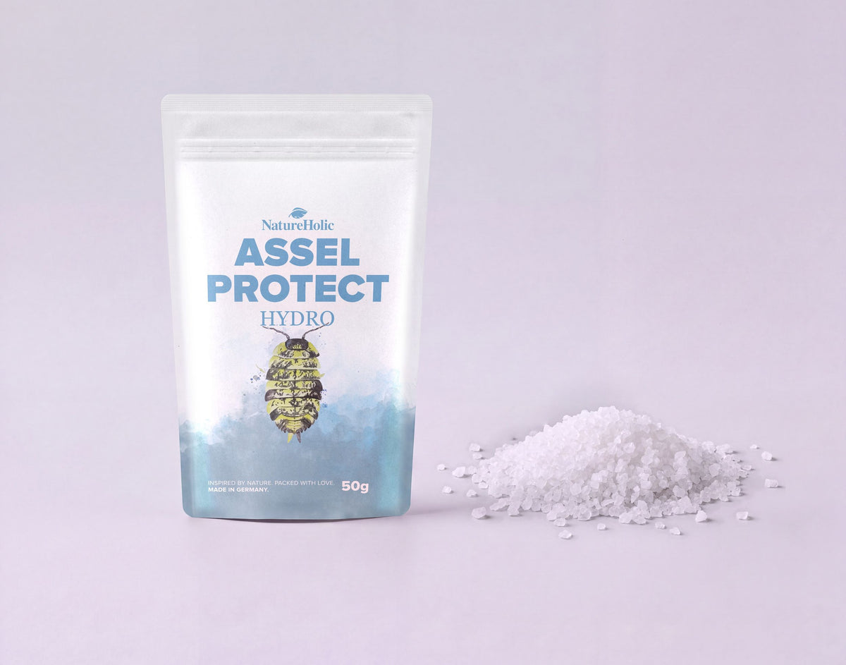 NatureHolic Assel 'Sorglos' Paket – Asselfeed, HydroProtect & TerrainBoost für Asseln im Terrarium