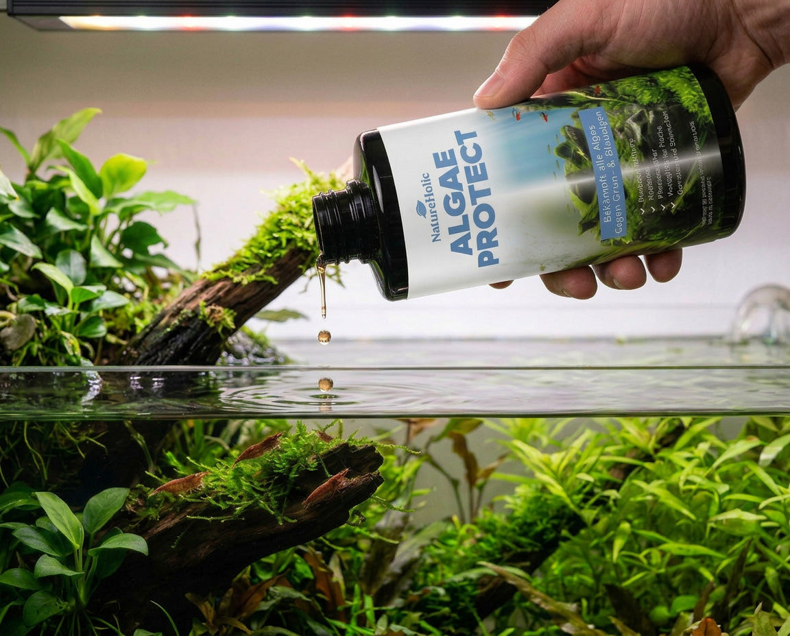 NatureHolic Algae Protect - Algen Entferner gegen die häufigsten Aquarium Algen 500ml
