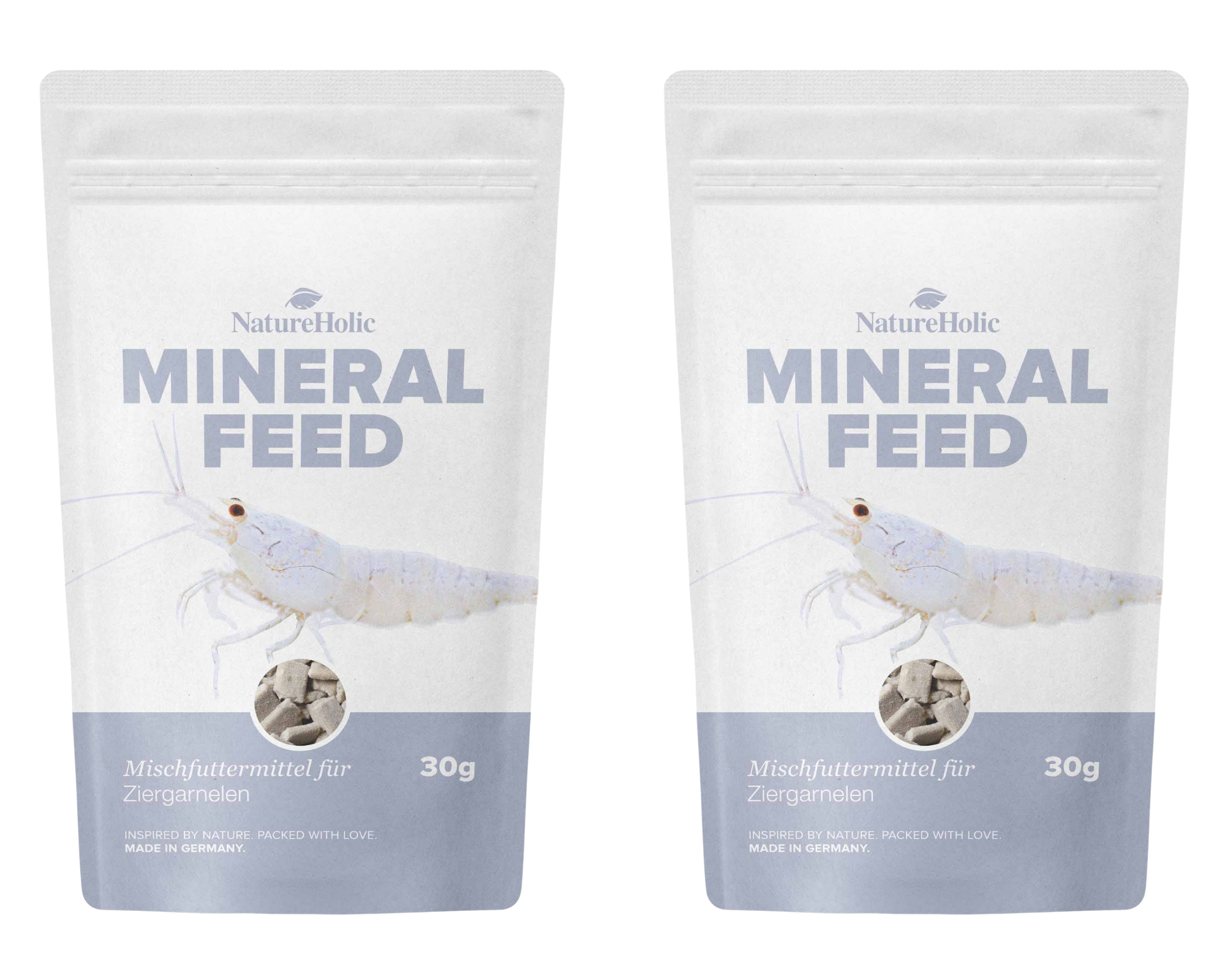 NatureHolic Mineralfeed Garnelenfutter Sparbundle - 2 St.