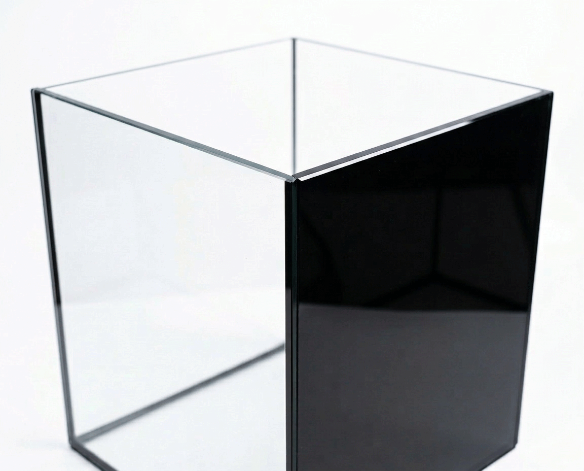 NatureHolic Black Wall - 35L Aquarium mit Rückwand aus schwarzem Glas