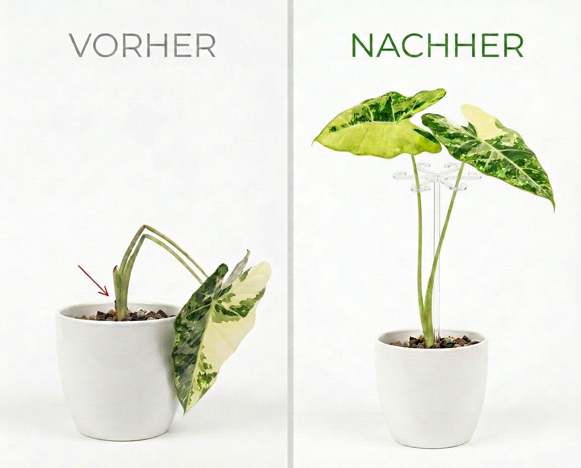 NatureHolic PlantHook – Pflanzenstütze aus Acryl mit Stab