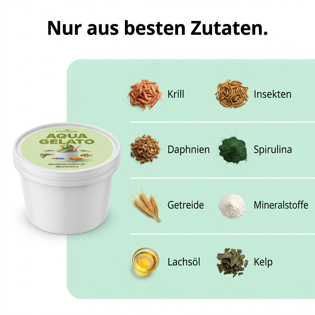 NatureHolic Aqua Gelato  - die kühle Sommer-Erfrischung für deine Aquarium Tiere!