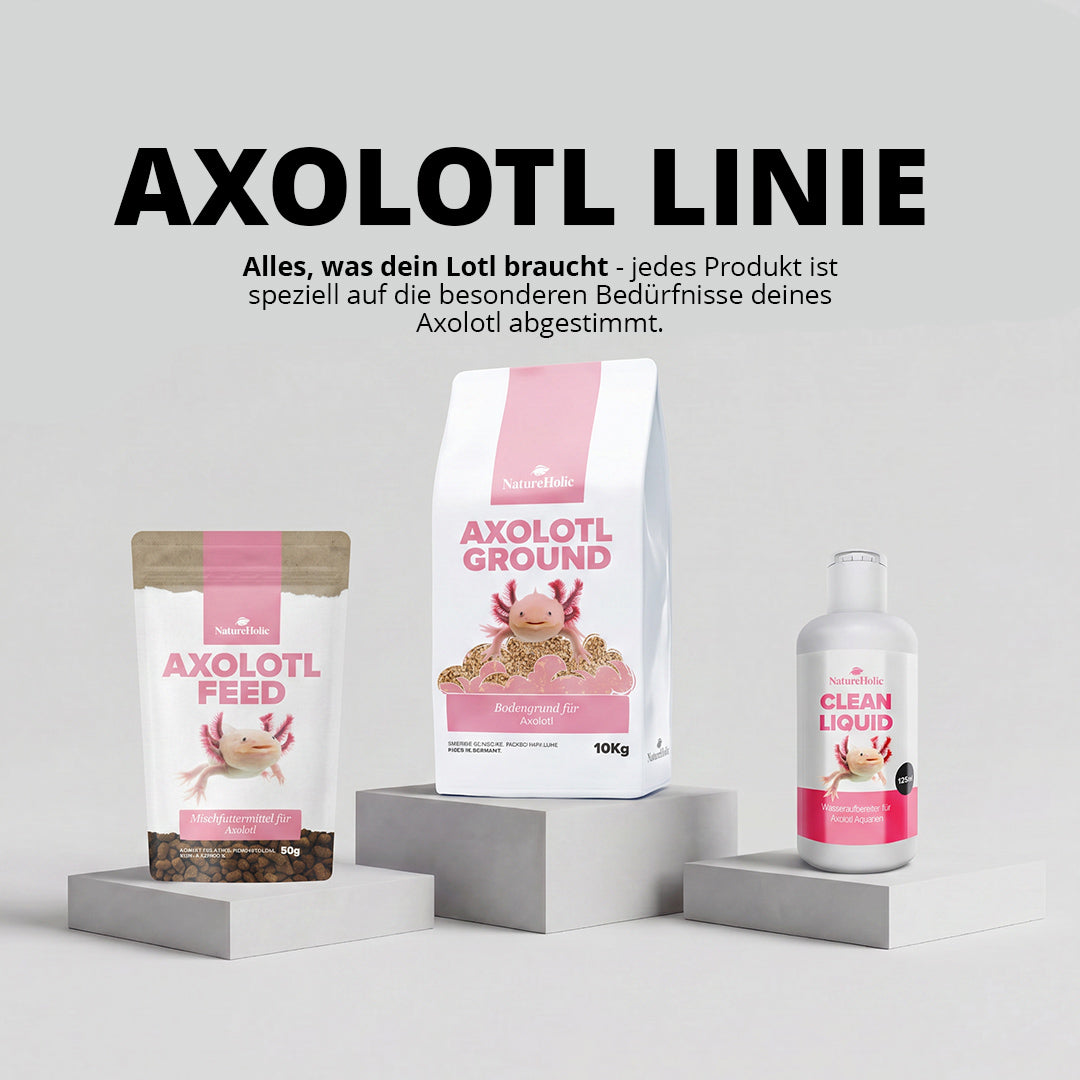 Black Axolotl Ground - 10kg Spezialbodengrund für Axolotl