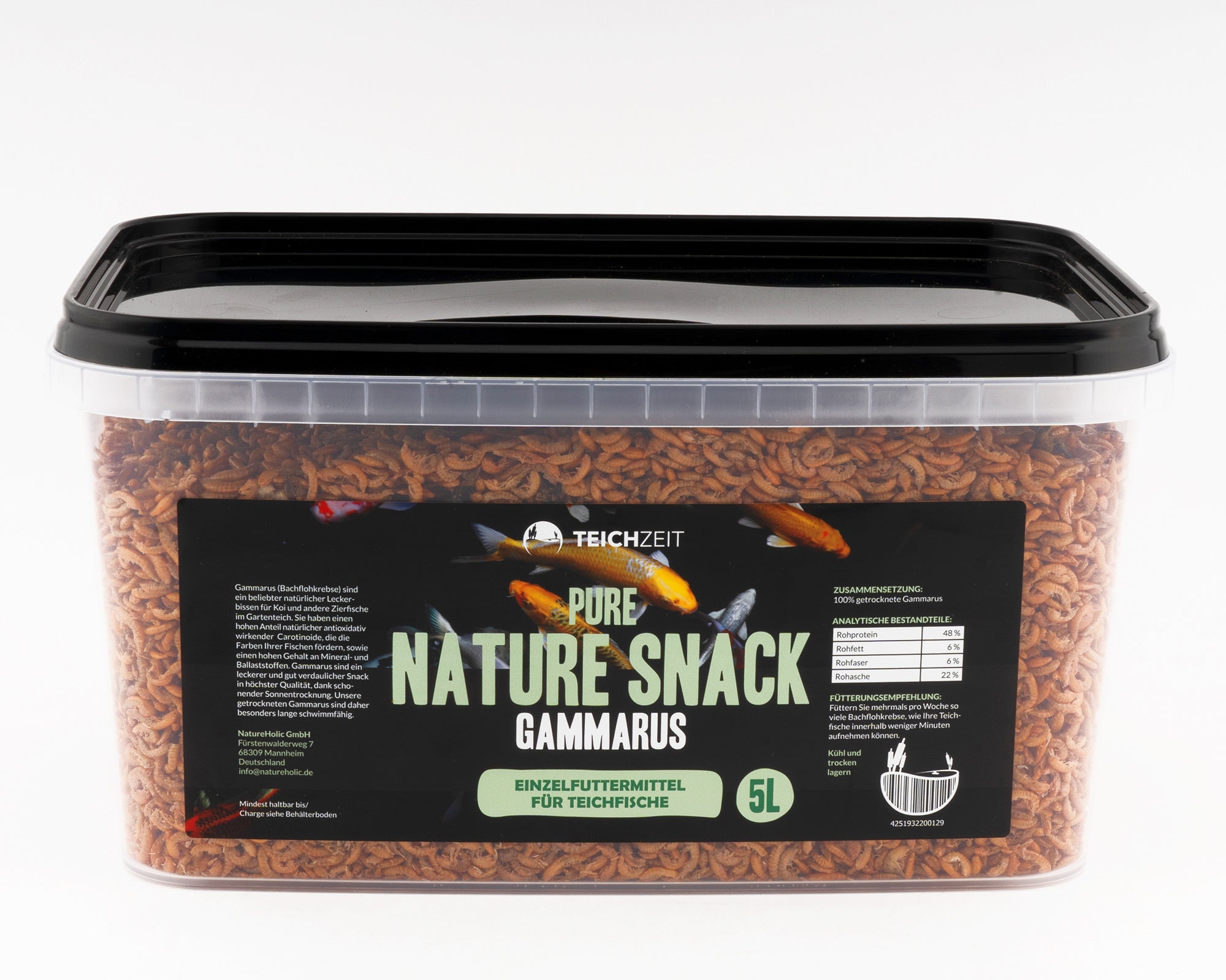 Teichzeit Pure Nature Snacks - Gammarus