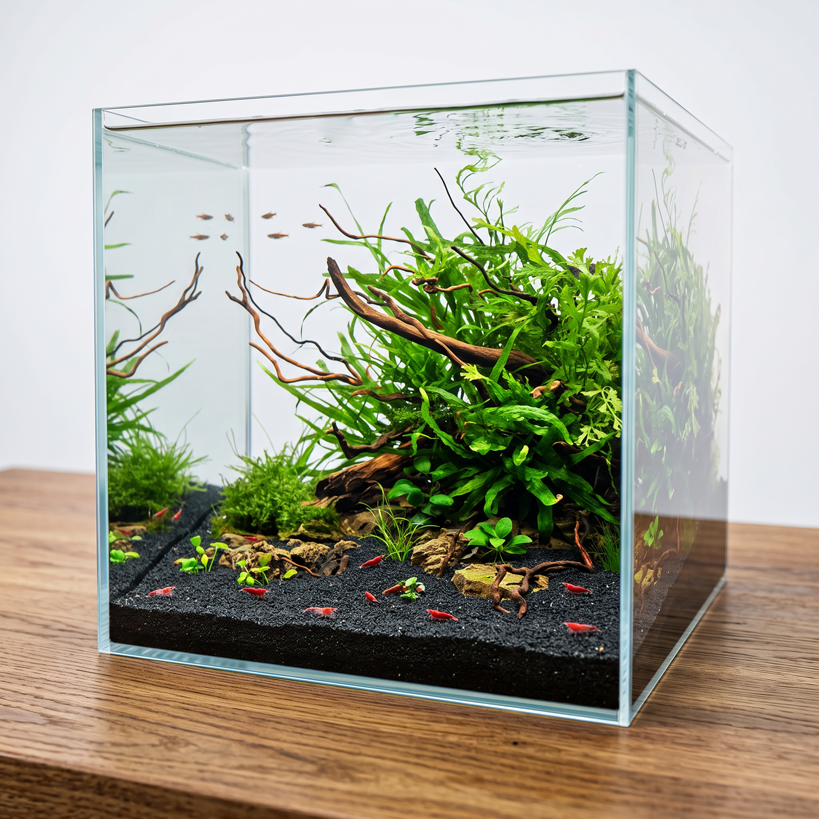 NatureHolic - Garnelensand Schwarz - Aquariensand für Garnelen 3 kg