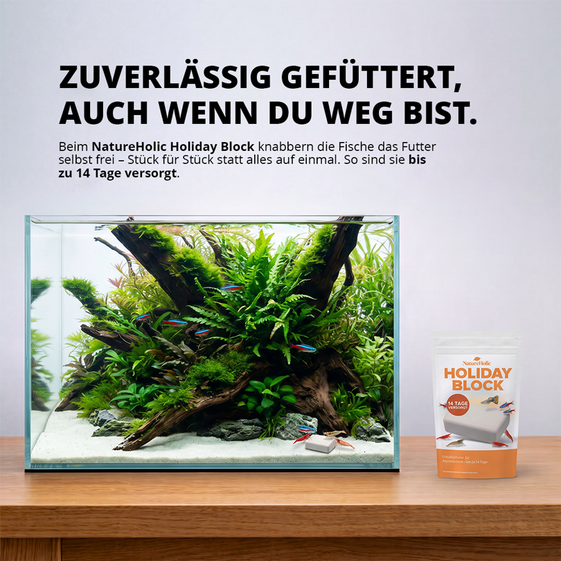 NatureHolic - Holiday Block - Aquarium Urlaubsfutter
