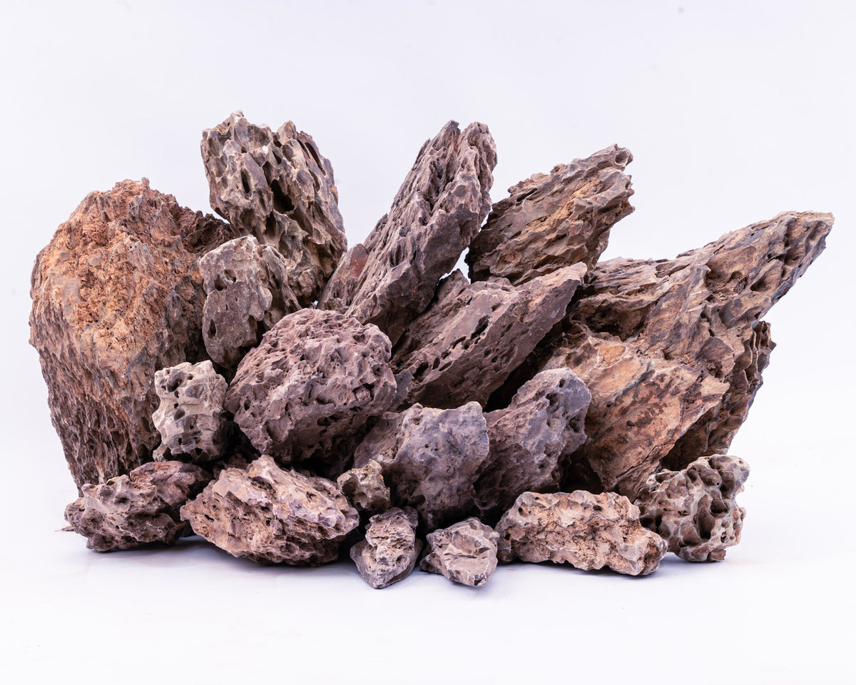 Lila Drachenstein - Yaki Stone - Stein für Aquarium & Terrarium - 250g Bruch