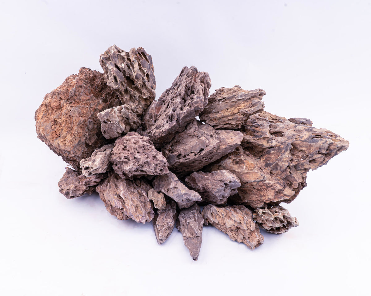 Lila Drachenstein - Yaki Stone - Stein für Aquarium & Terrarium - 250g Bruch