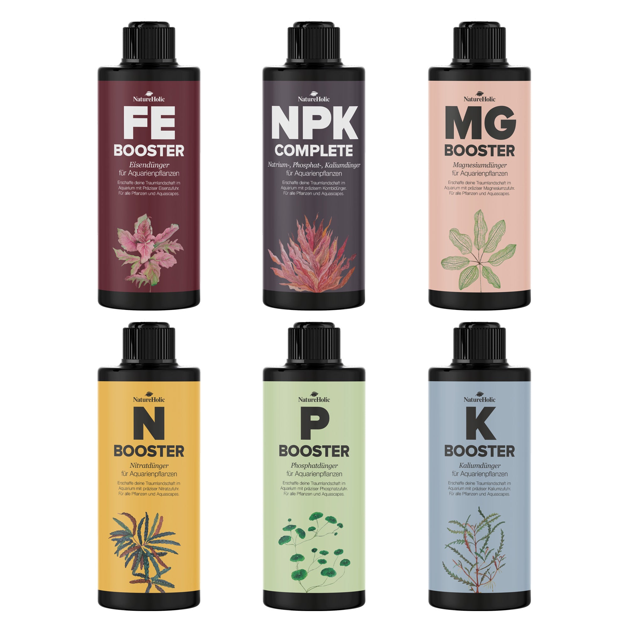 Natureholic - Aquarium Dünger Komplettset - 250 - 5000ml