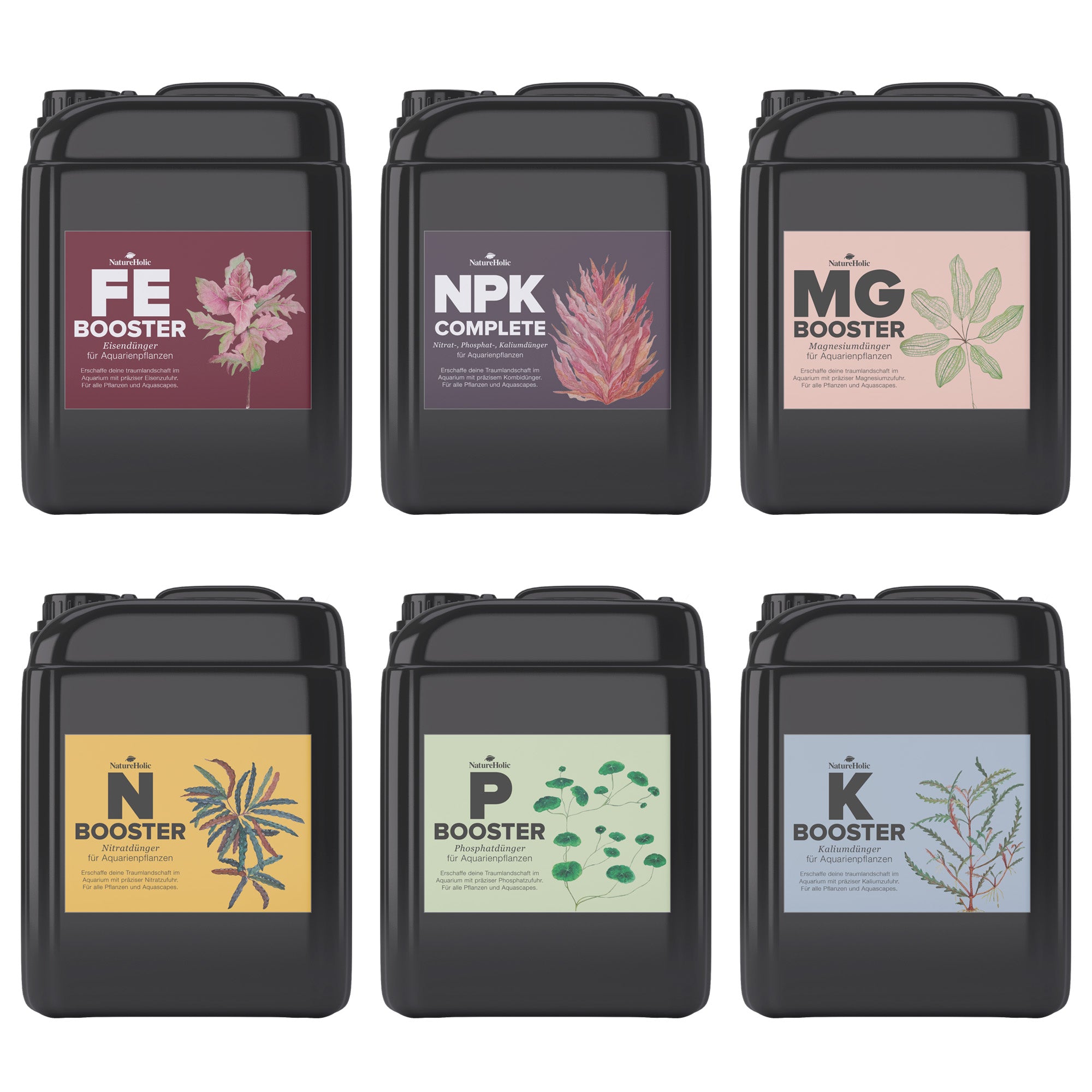 Natureholic - Aquarium Dünger Komplettset - 250 - 5000ml