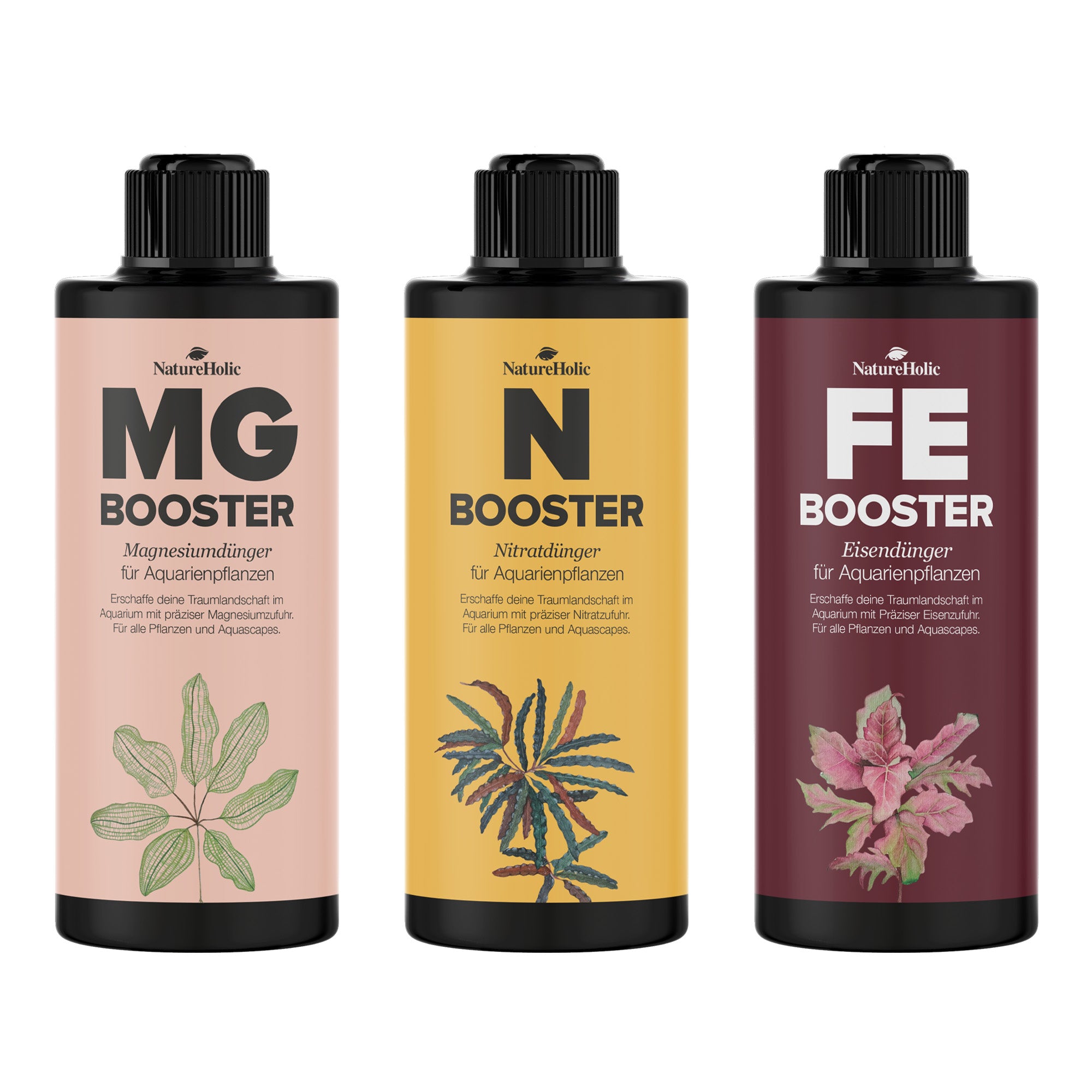 NatureHolic Anti Fadenalgen Dünger-Set - Aquarium Flüssigdünger