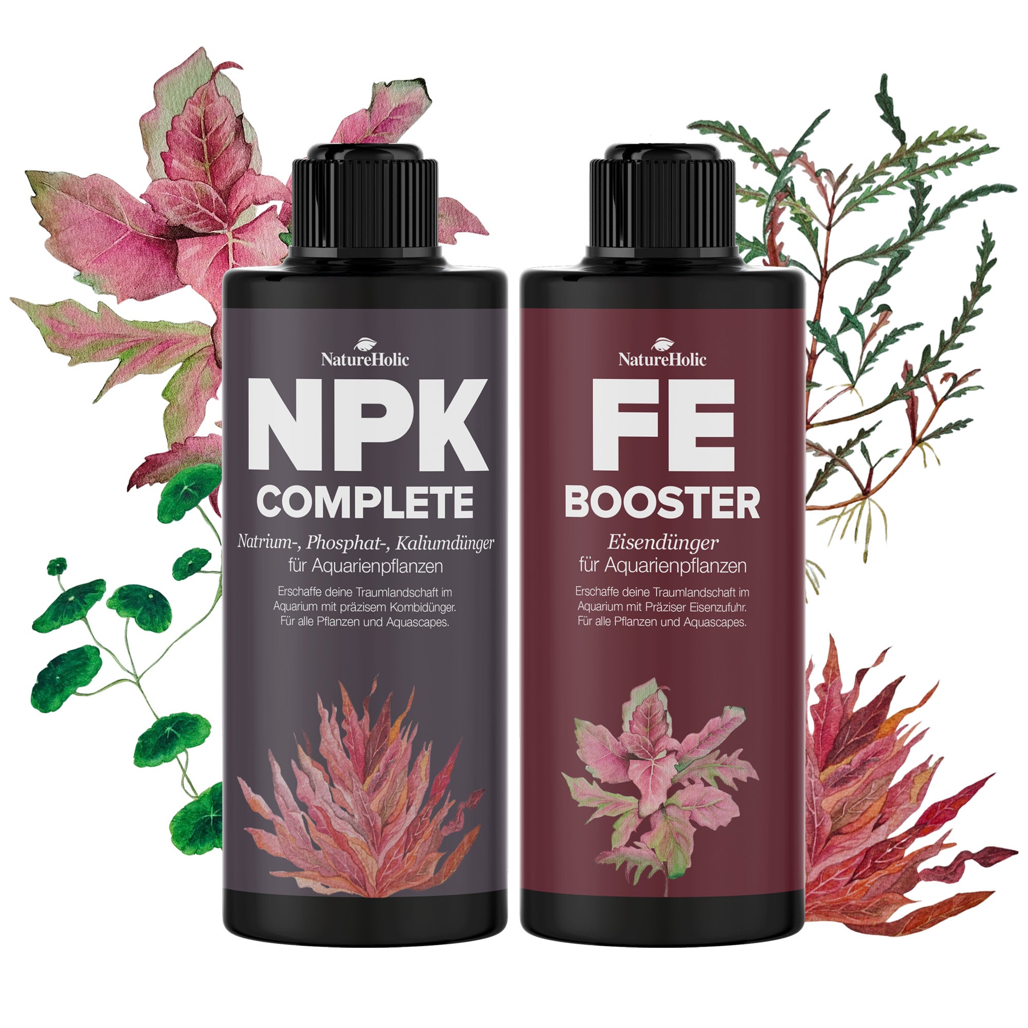 NatureHolic Dünger Starter-Set - Aquarium Flüssigdünger