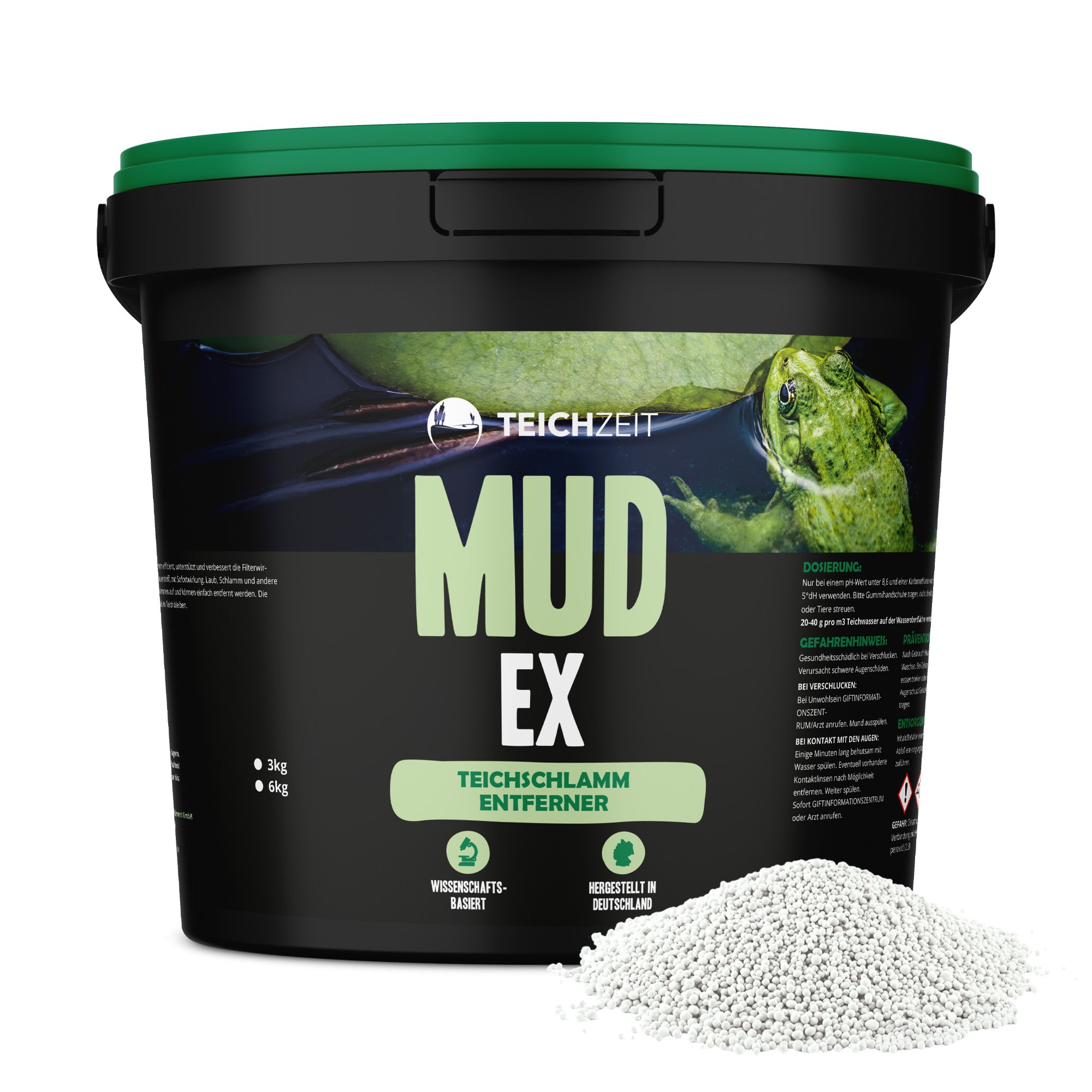 Teichzeit MudEx - 5kg Teichschlammentferner mit Sofortwirkung