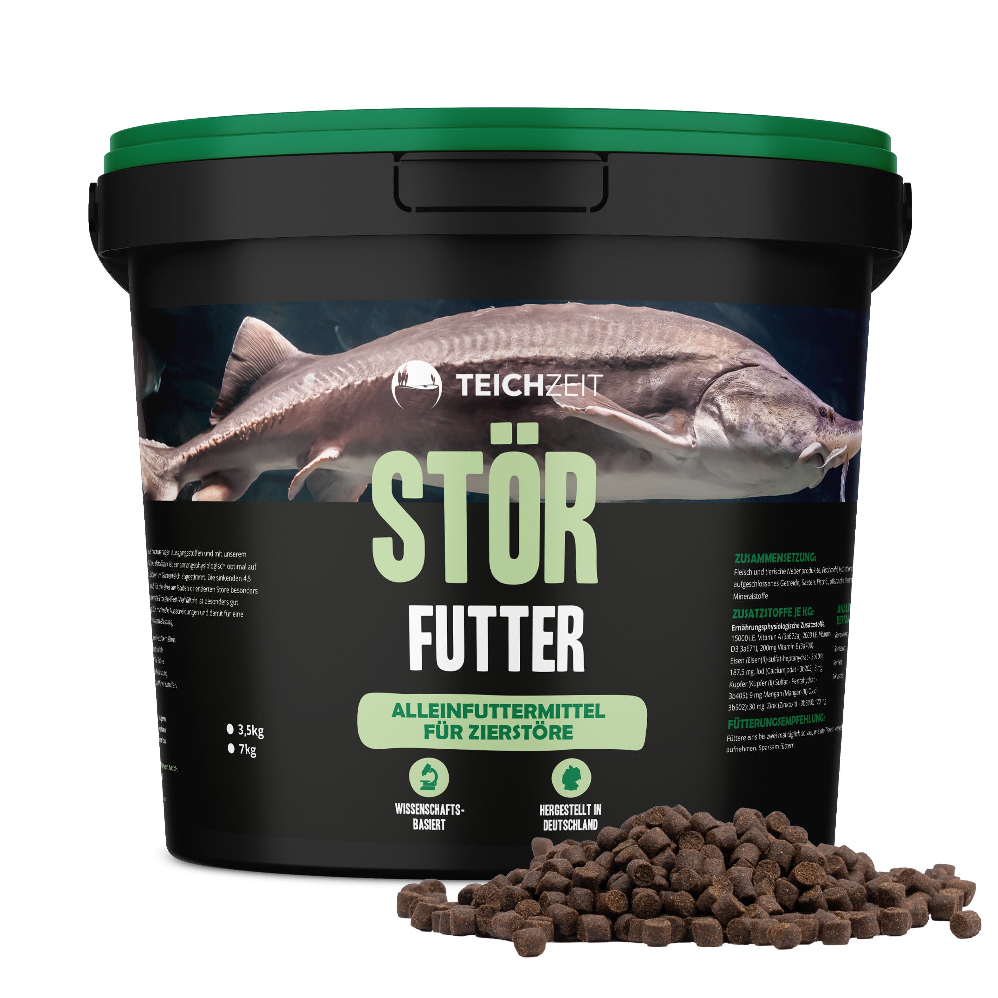 Teichzeit Störfutter