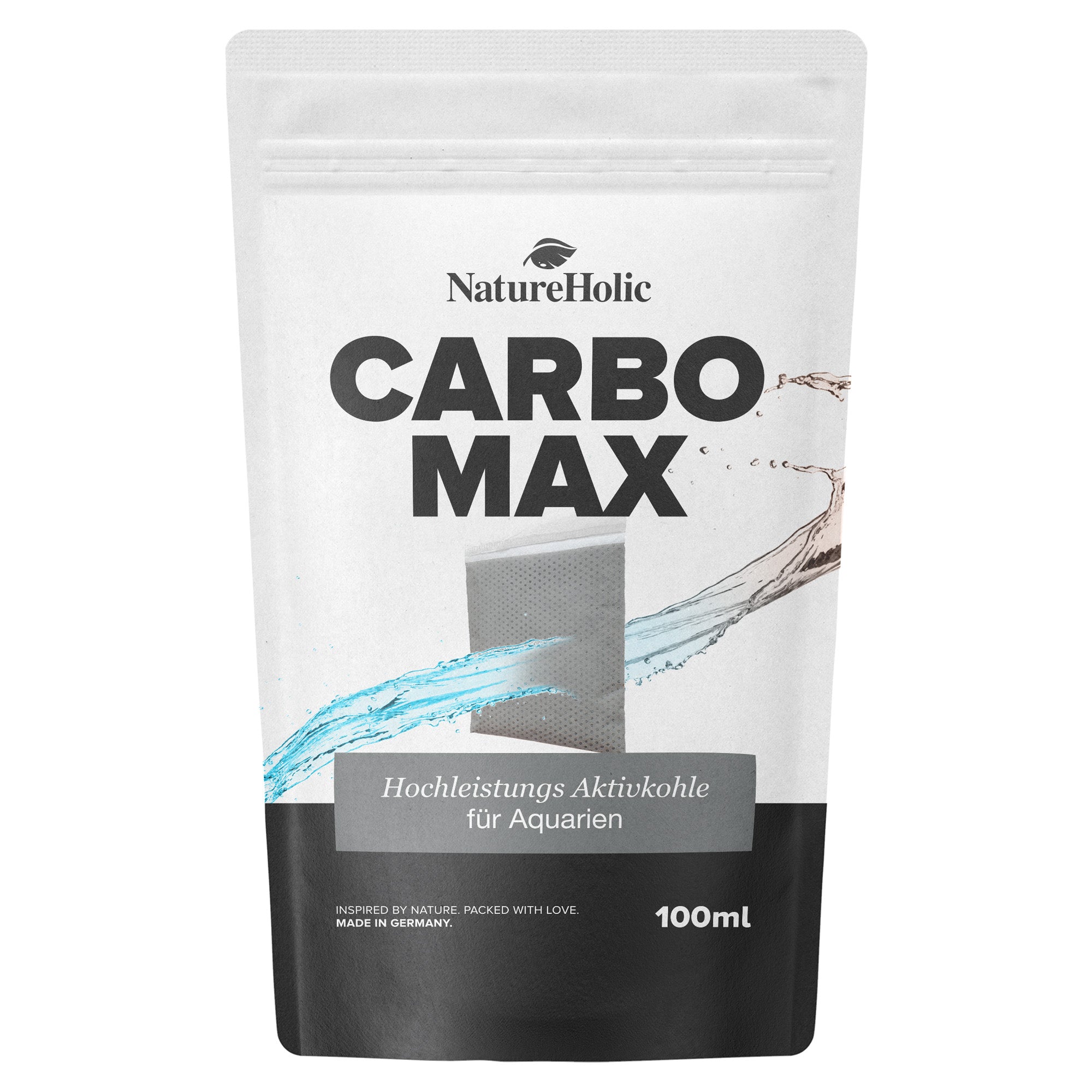 NatureHolic - Carbo Max - Aktivkohle fürs Aquarium - 100ml