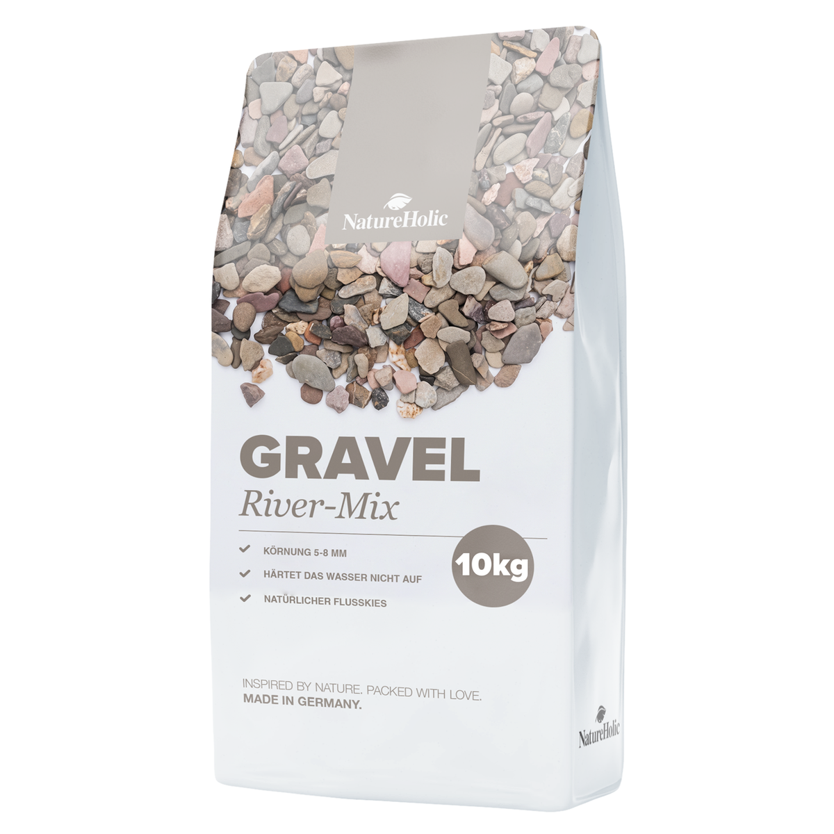 NatureHolic Gravel River-Mix Aquarium Kies 10 kg Packshot