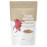NatureHolic Pure Bricks - Tubifex - 250ml (30g) - Gefriergetrocknete Futterwürfel