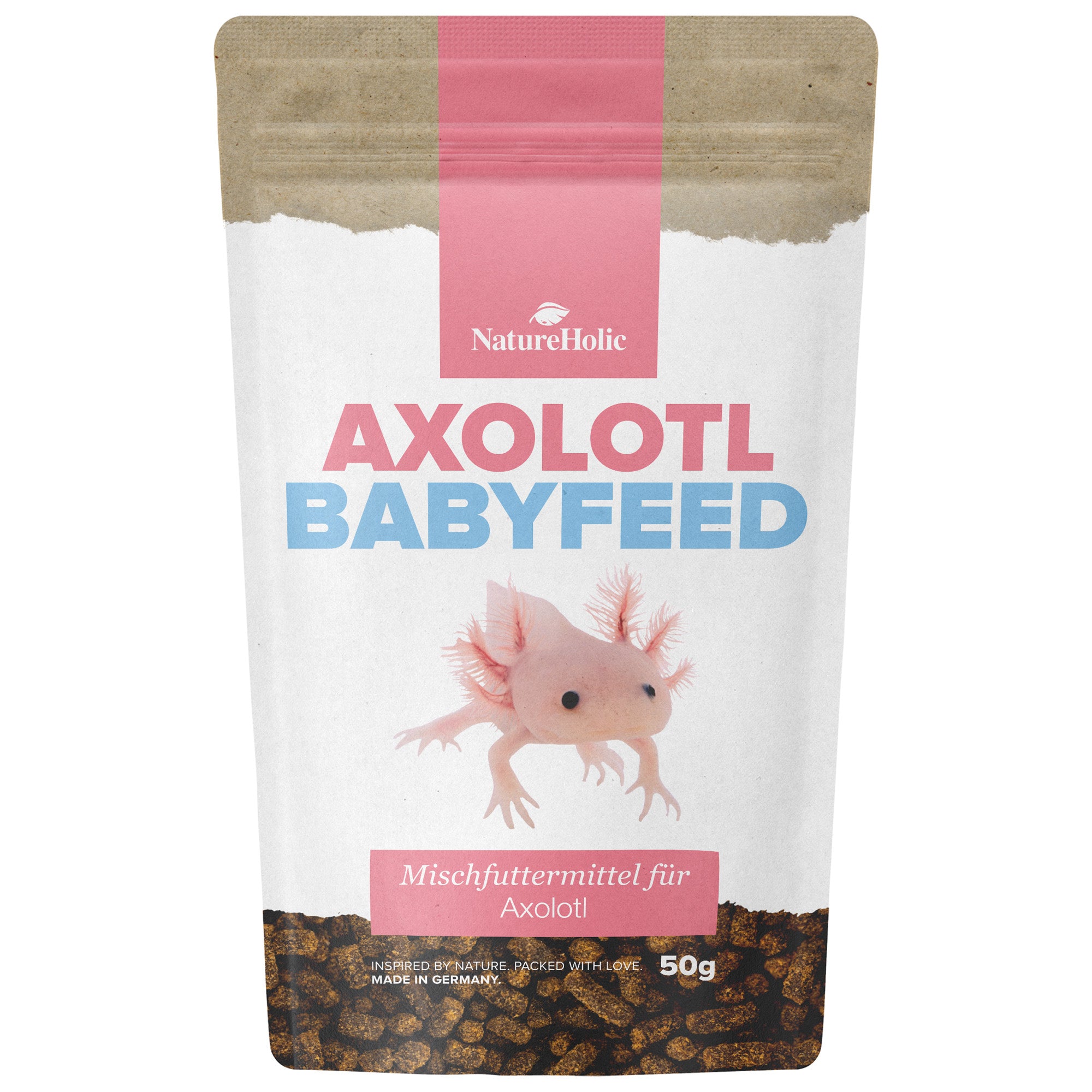 NatureHolic Axolotl Babyfeed - Jungtier Axolotl Softfutter