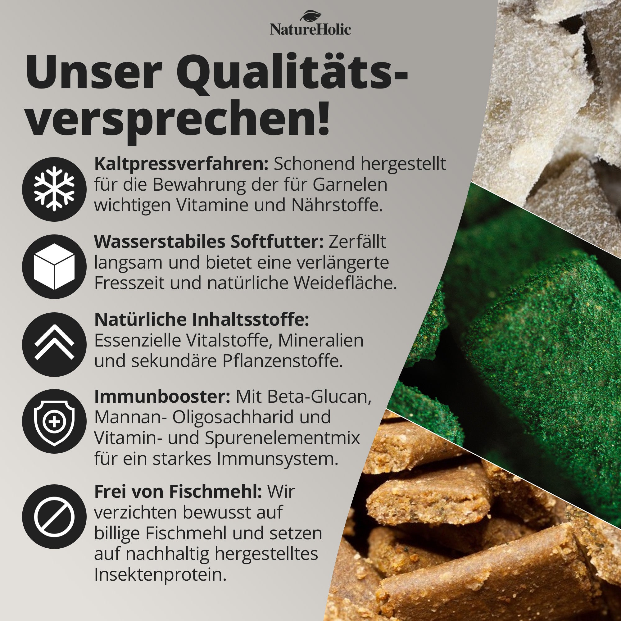 NatureHolic - Mainfeed Garnelenfutter - 30g