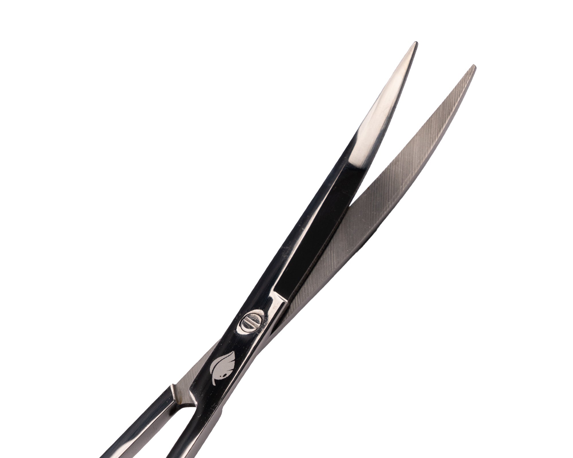 Scissors curved silver