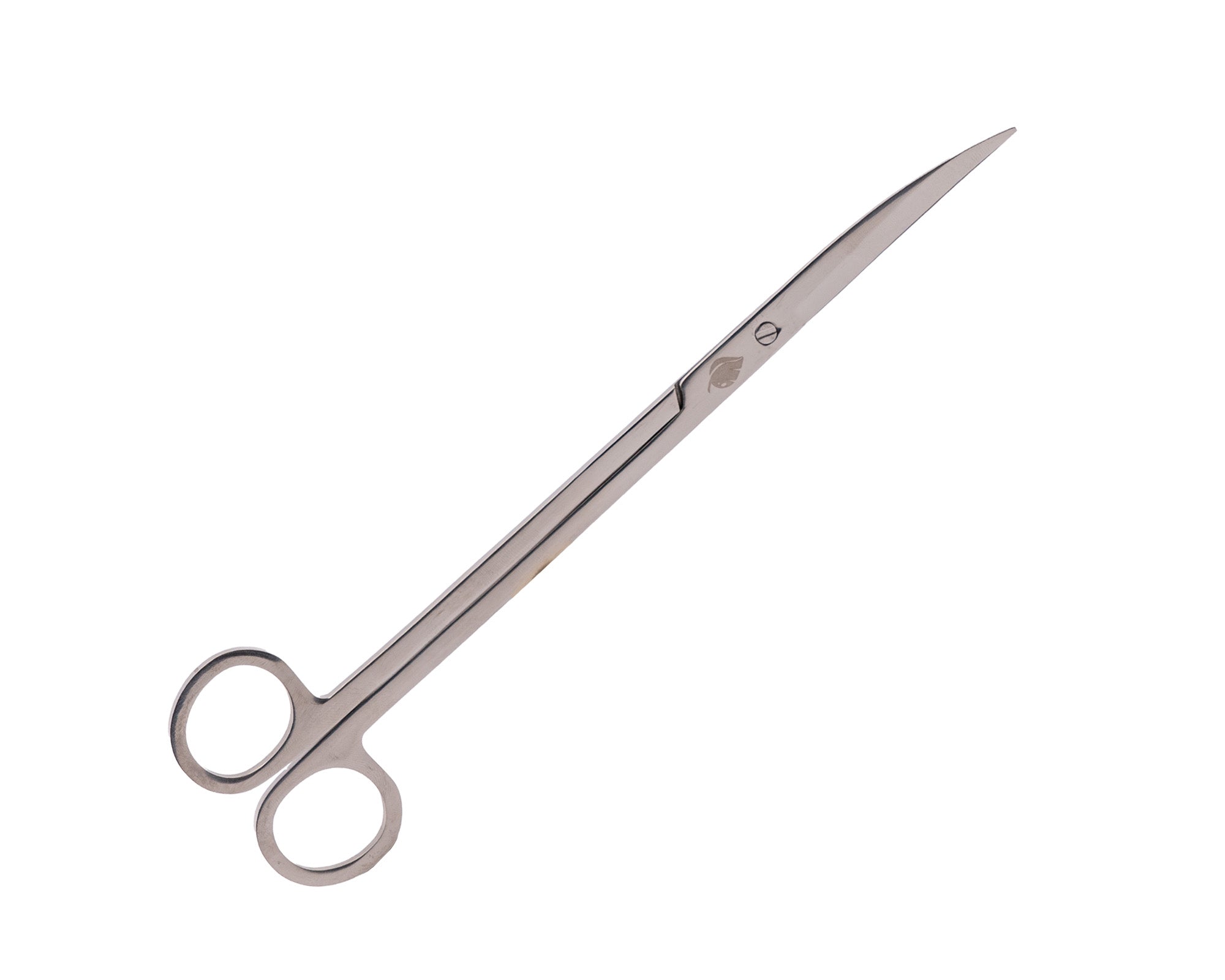 Scissors curved silver
