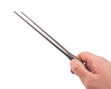 NatureHolic Pflanzenpinzette straight - 27cm silberne Pflanzenpinzette - Einpflanzhilfe für Aquarium Pflanzen