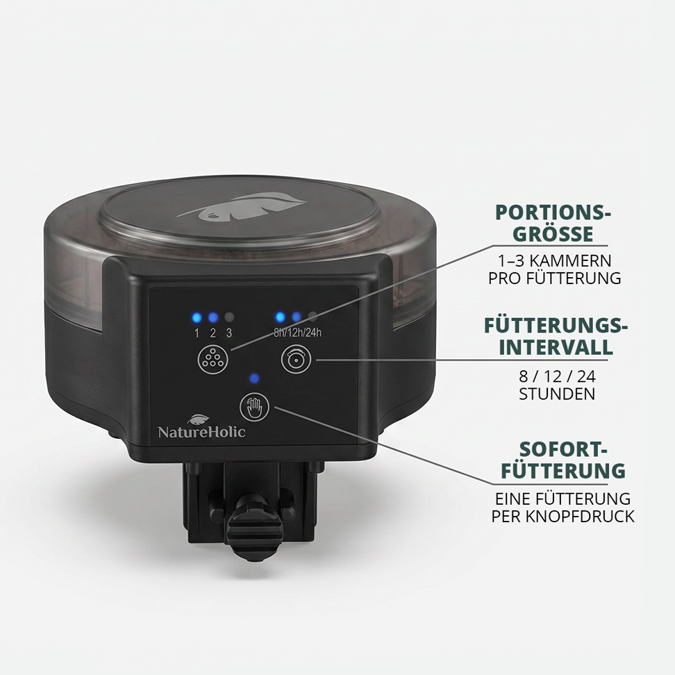 NatureHolic Nano Feeder - Aquarium Futterautomat