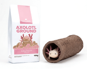 NatureHolic Axolotl Einrichtung Set – Axolotl Safe Ground & Keramik Höhle