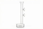 Futterrohr mit Glasschale