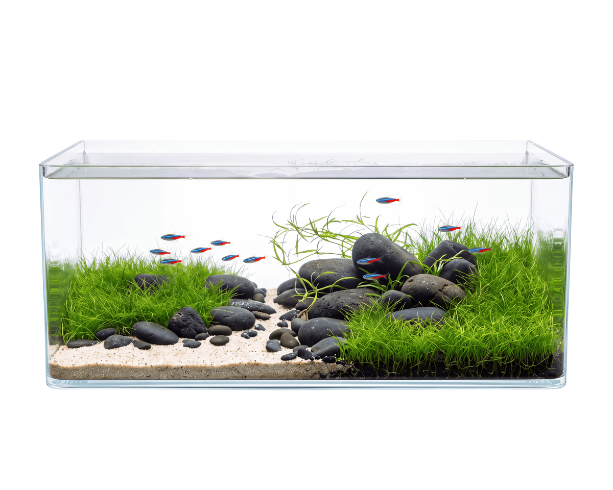 Natureholic - Curved Garden Tank - Panorama Aquarium