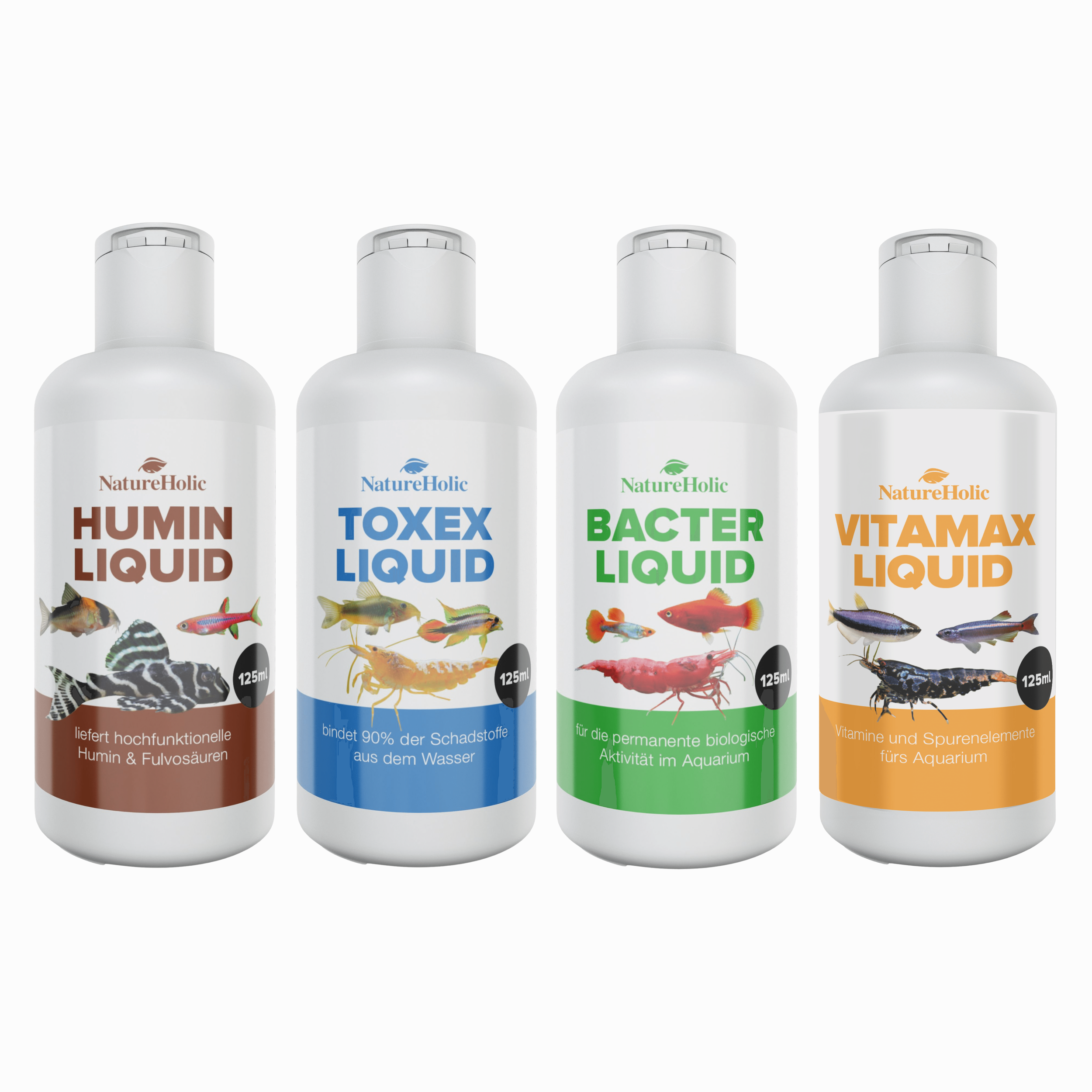 NatureHolic Aquarium Pflege-Set - Für optimale Wasserqualität & gesunde Aquarienbewohner