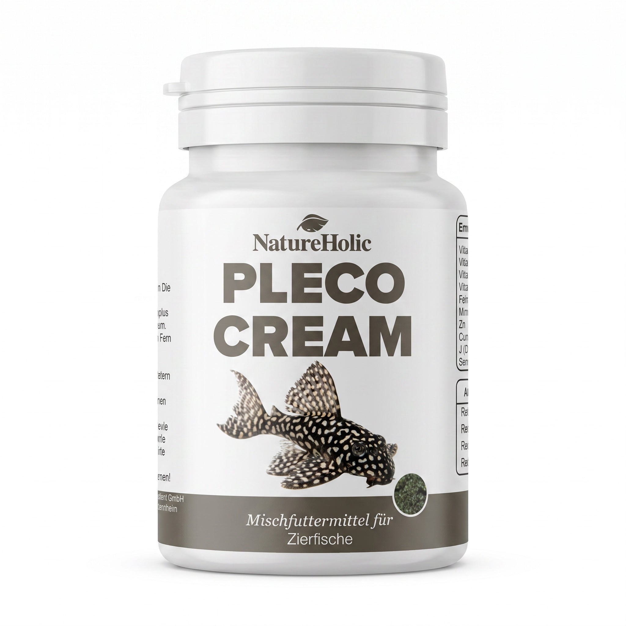 NatureHolic Pleco Cream - Futterpaste für Welse 100g