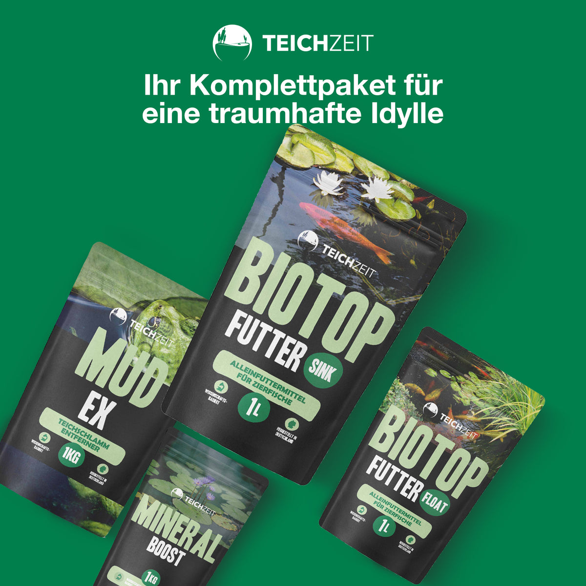 Teichzeit - Biotop Futter Sink