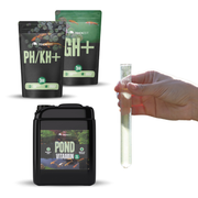 Teich Wasserwerte Profi Set - 1x GH+ Aufhärtesalz, 1x pH/KH+ Teichstabilisator & 1x Teichzeit Pond Vitamin