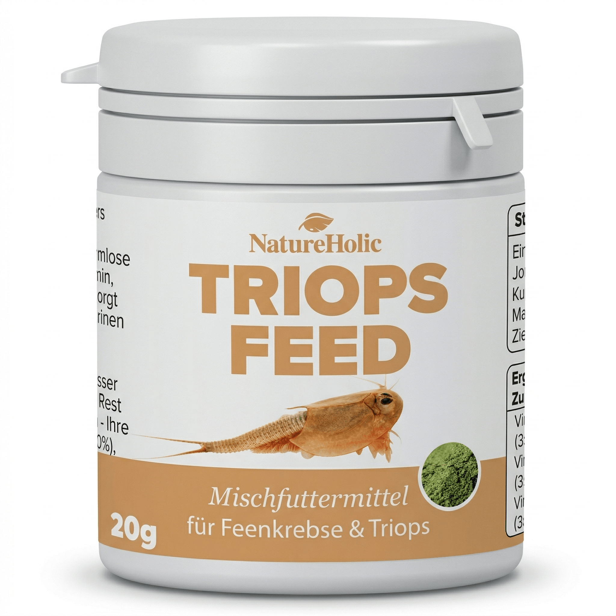 NatureHolic Triops Feed - 20g