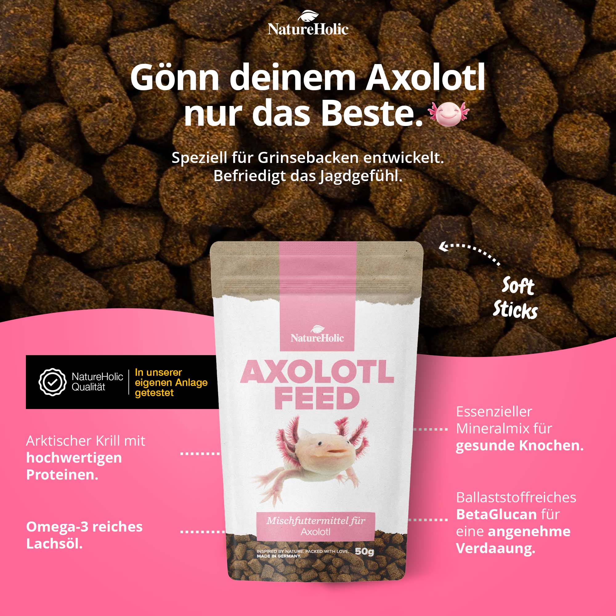 AxolotlFeed Spezialfutter