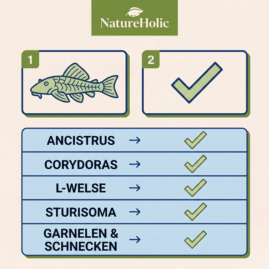 NatureHolic Wels Soft Drops —Softes Futter für Welse 100 g