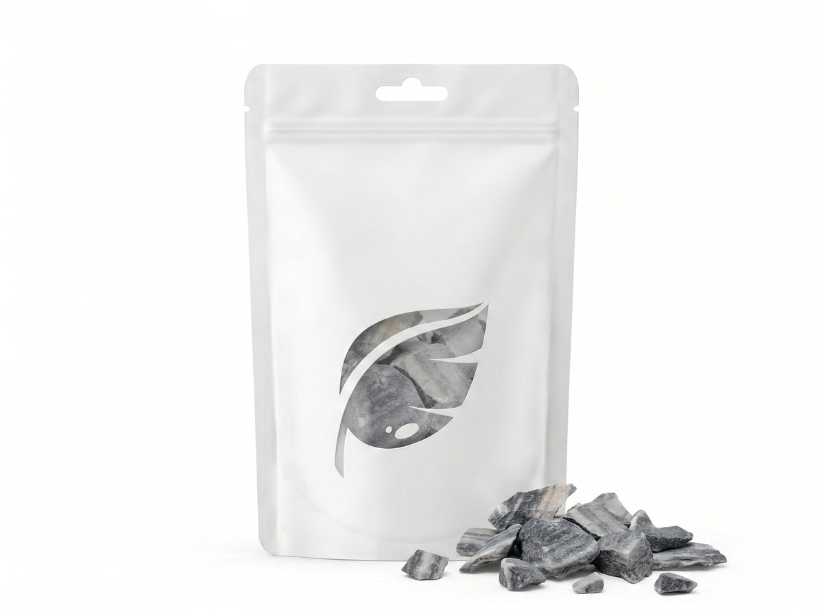 Zebra Stone - Stein für Aquarium & Terrarium - 250g Bruch