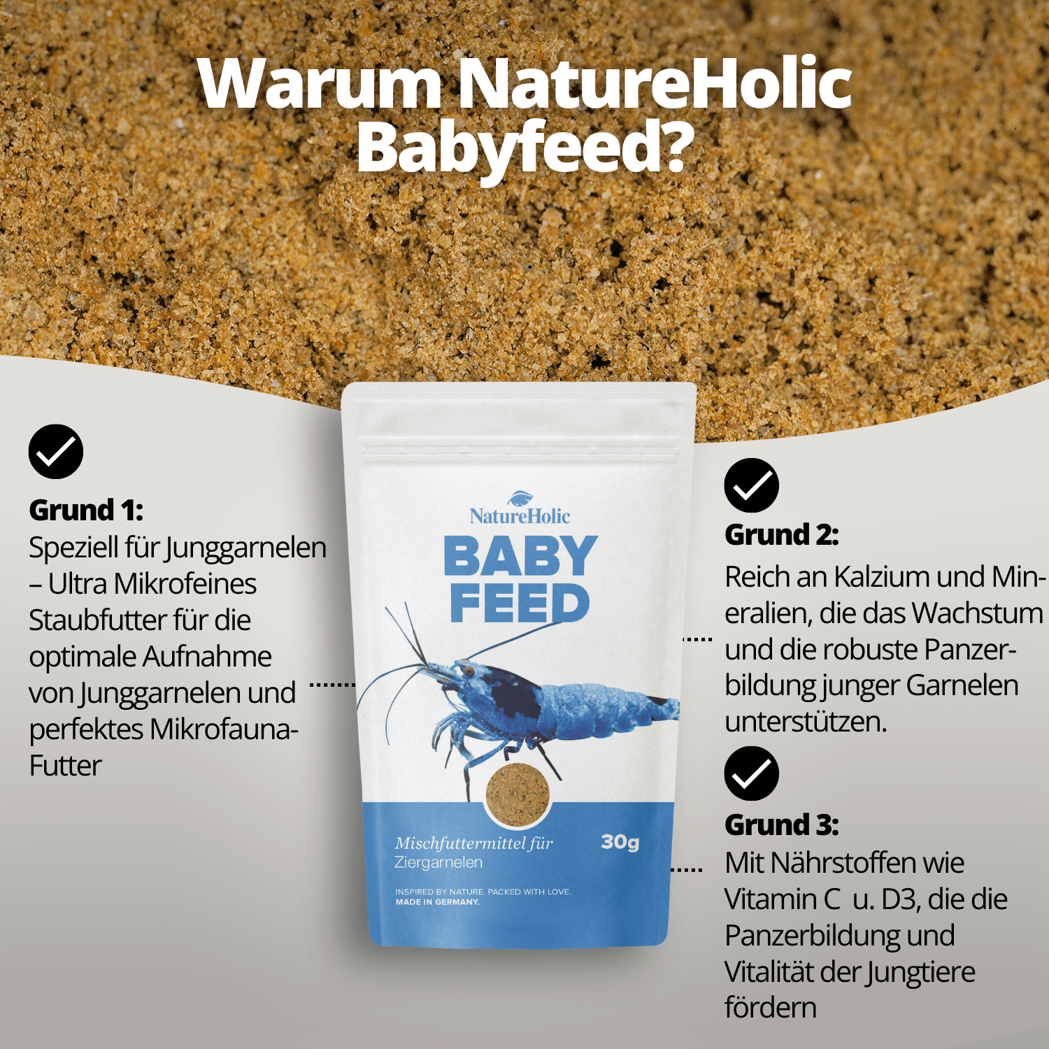 Babyfeed Garnelen