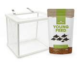 Aufzucht Set Kleine Zierfische - Youngfeed + Laich & Aufzuchtkasten 17x13x15cm